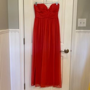 Pink Donna Morgan Prom Dress